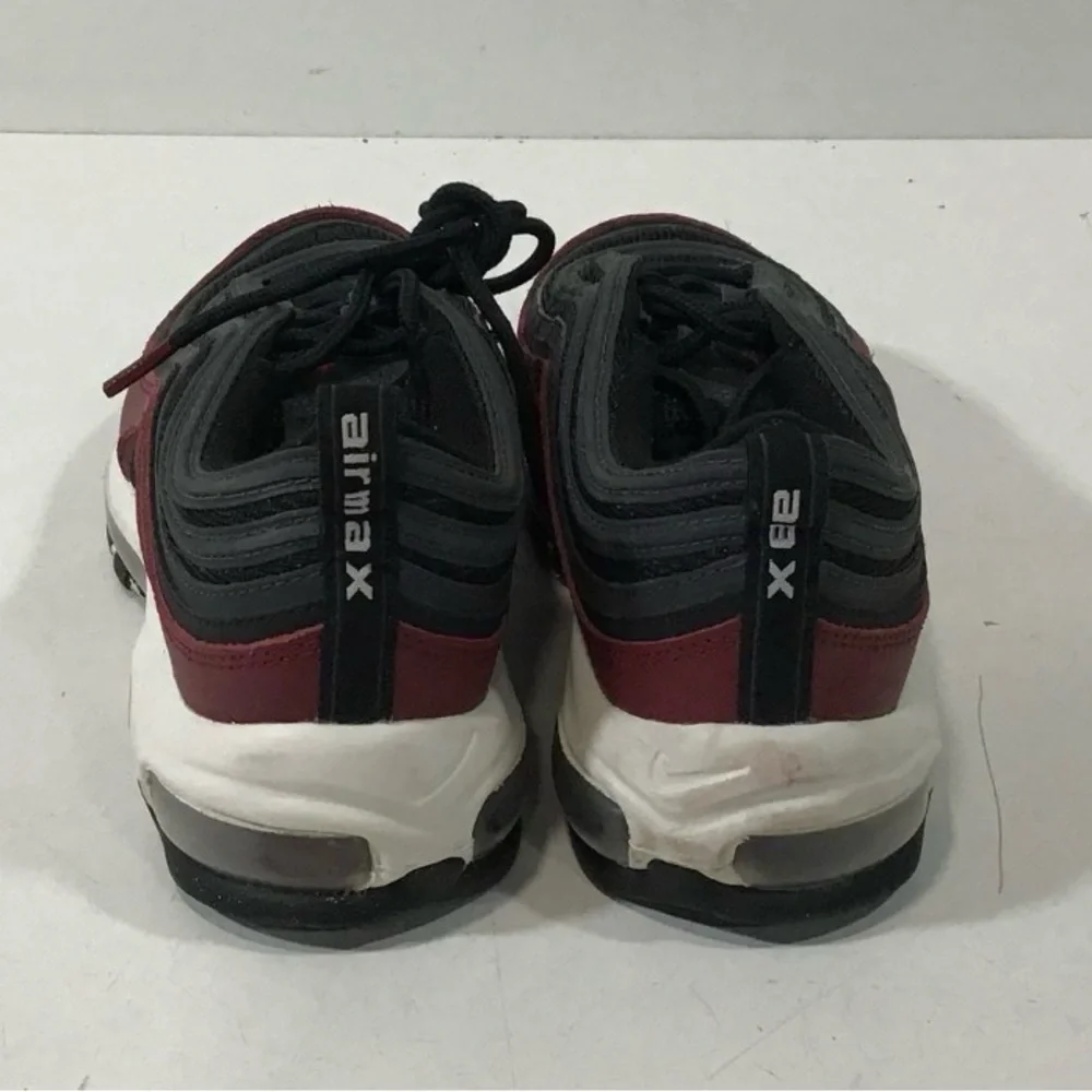 Nike Air Max 97 Black and Burgundy Sneakers